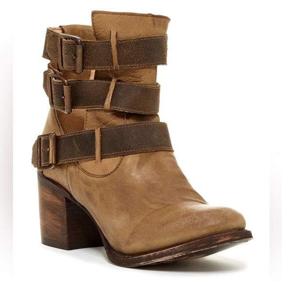 Freebird by Steven Shoes - Freebird by Steven Rollin Buckle Ankle Boots